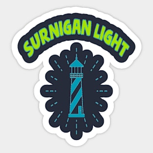 Surnigan Lighthouse Sticker